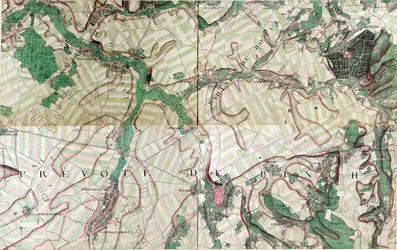 Karte von Binch - Binche, Belgien